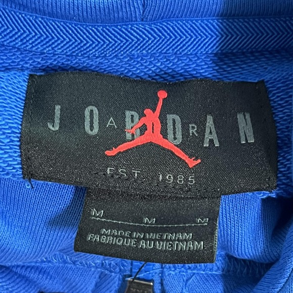 UCLA Bruins Hoodie Mens Medium Blue Full Zip NCAA Football Nike Jordan Jumpman - Picture 9 of 12